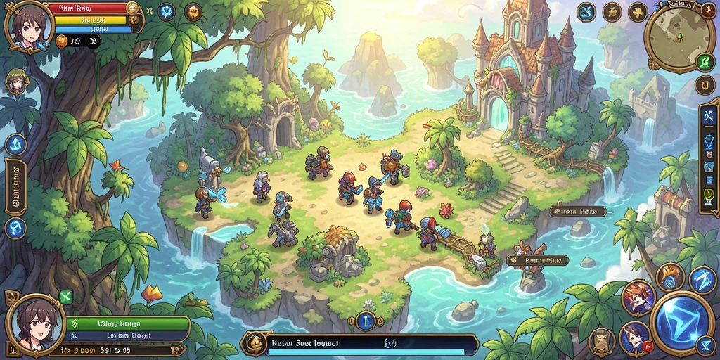 Tampilan awal game dengan pilihan karakter yang menarik.