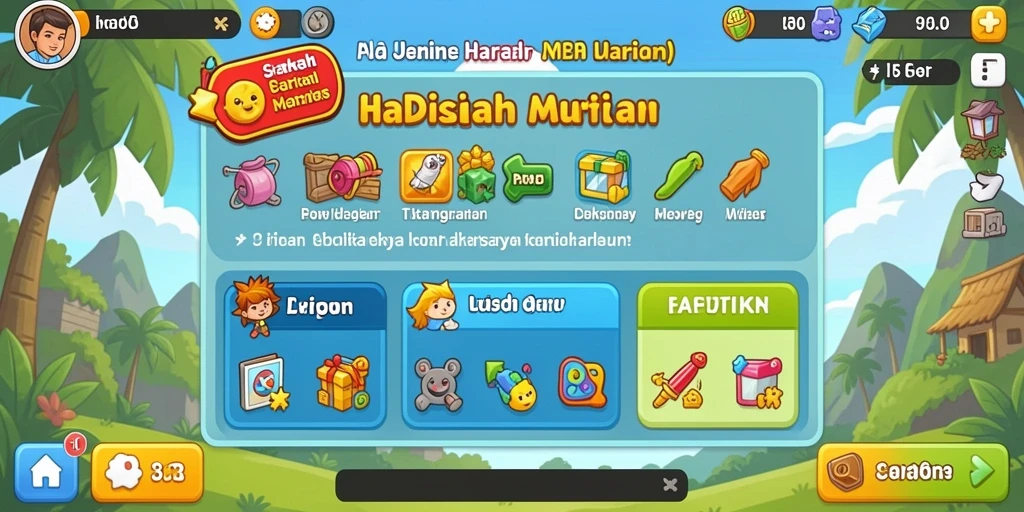 Tampilan antarmuka yang menarik dan mudah digunakan.